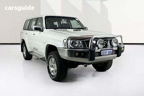 White 2012 Nissan Patrol Wagon Simpson 50TH ANN Edition