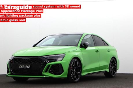 Green 2023 Audi RS3 Sedan 2.5 Tfsi S Tronic