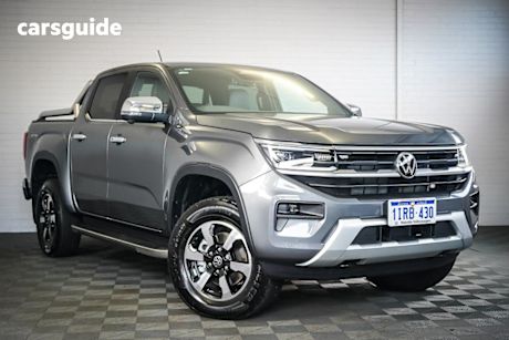 Grey 2025 Volkswagen Amarok Dual Cab Utility Style Tdi500 4Motion Tray