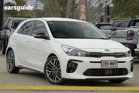 White 2020 Kia RIO Hatchback GT-Line