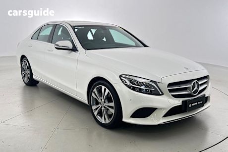 White 2020 Mercedes-Benz C200 Sedan