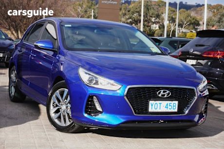 Blue 2020 Hyundai I30 Hatchback Active