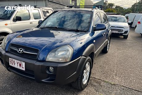 Blue 2006 Hyundai Tucson Wagon Elite