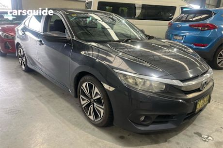 Blue 2016 Honda Civic Sedan VTI-L