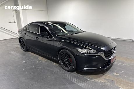 Black 2022 Mazda 6 Sedan Touring