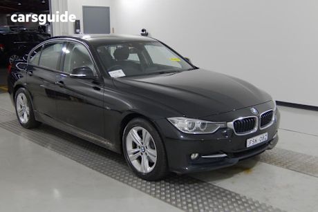 Black 2012 BMW 320D Sedan