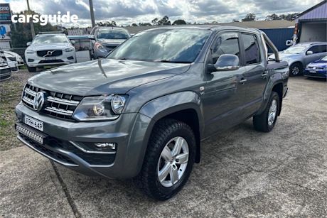 Grey 2018 Volkswagen Amarok Dual Cab Utility V6 TDI 550 Sportline