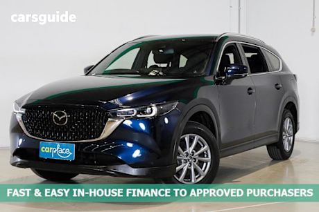 Blue 2023 Mazda CX-8 Wagon G25 Sport (fwd)