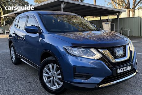 Blue 2018 Nissan X-Trail Wagon ST (4WD)