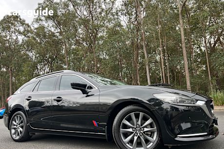 Black 2022 Mazda 6 Wagon Touring