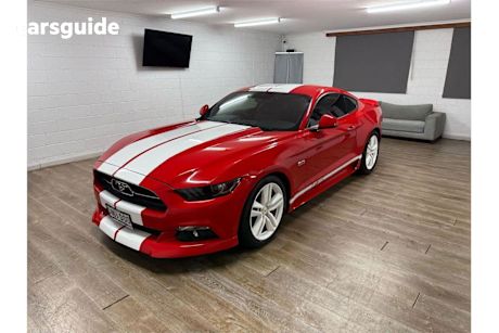 Red 2017 Ford Mustang Coupe Fastback GT 5.0 V8
