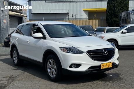 White 2015 Mazda CX-9 Wagon Classic (fwd)