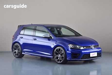 Blue 2016 Volkswagen Golf Hatchback R