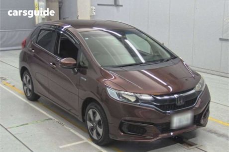 Brown 2017 Honda Fit Hatch F