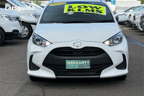 White 2021 Toyota Yaris Hatchback Ascent Sport