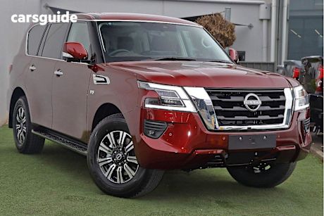 Red 2025 Nissan Patrol SUV TI 4X4