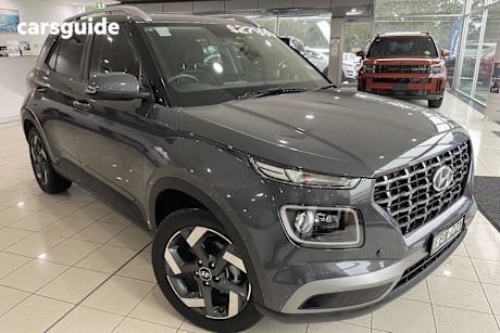Grey 2023 Hyundai Venue Wagon Active