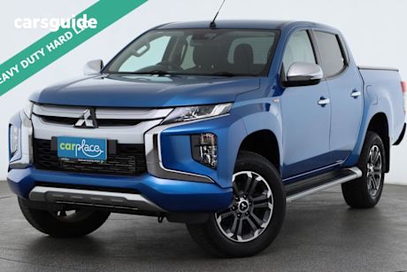 Blue 2020 Mitsubishi Triton Double Cab Pick Up GLX-R (4X4)
