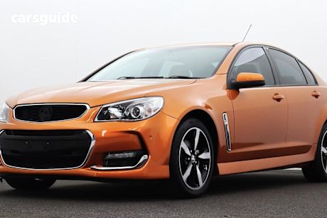 Orange 2017 Holden Commodore Sedan SV6