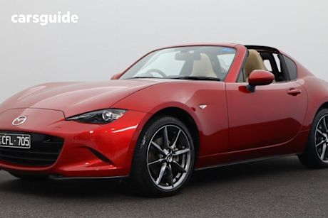 Red 2017 Mazda MX-5 Convertible RF GT (black Roof)