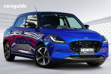 Blue 2024 Suzuki Swift Hatchback Hybrid GLX