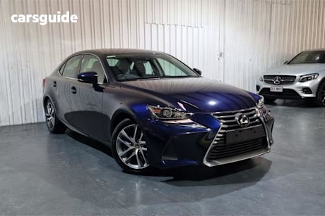 Blue 2018 Lexus IS300 Sedan Luxury
