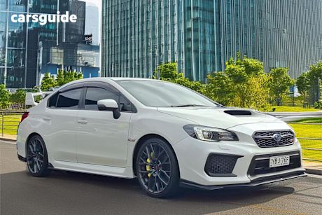 White 2018 Subaru WRX Sedan STI Spec R (awd)
