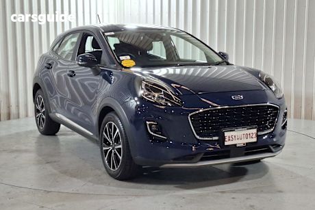 Blue 2022 Ford Puma Hatchback