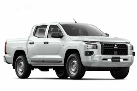 White 2024 Mitsubishi Triton Double Cab Pick Up GLX (4X4)