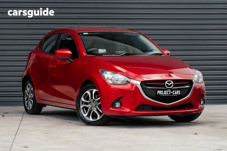 Red 2015 Mazda 2 Hatchback Genki