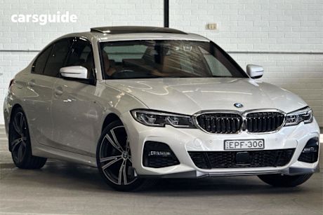 White 2019 BMW 330i Sedan M Sport