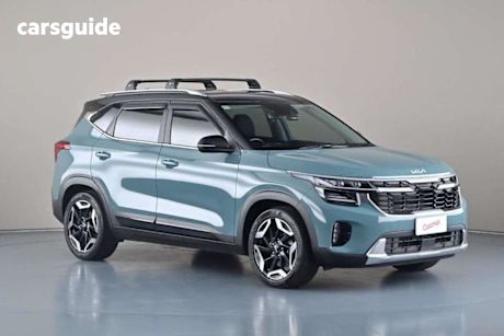 Blue 2023 Kia Seltos Wagon GT-Line (awd) (two-Tone)