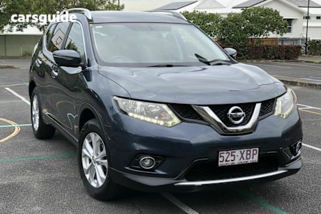 Blue 2016 Nissan X-Trail Wagon ST-L (fwd)