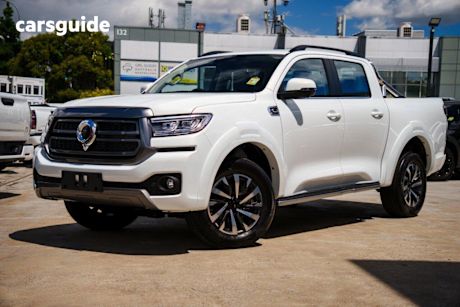White 2025 GWM Cannon Dual Cab Utility LUX (4X4)
