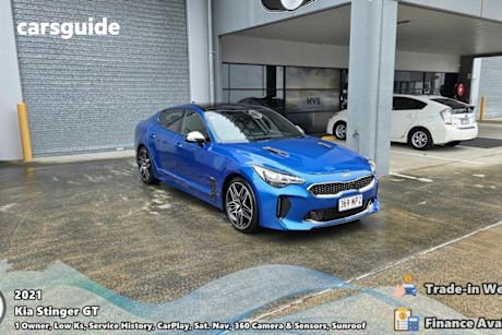 Blue 2021 Kia Stinger Sedan GT (black Leather)
