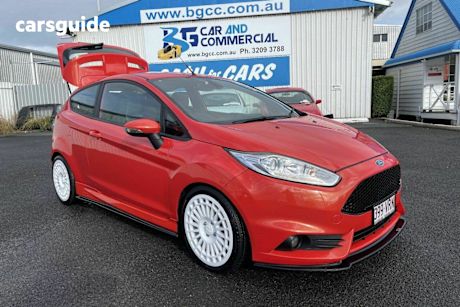 Orange 2015 Ford Fiesta Hatchback ST