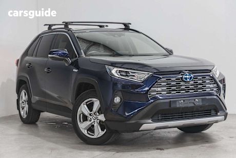Blue 2019 Toyota RAV4 SUV GXL 4X4