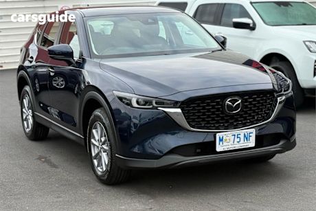 Blue 2022 Mazda CX-5 Wagon Maxx Sport (awd)