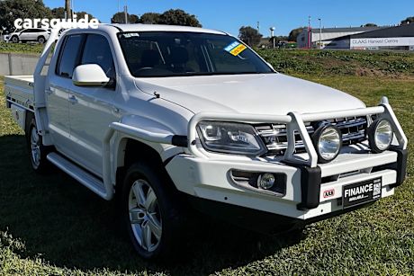 White 2017 Volkswagen Amarok Dual Cab Utility V6 Tdi 550 Highline