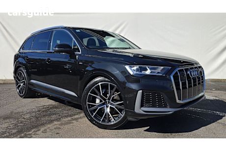 Black 2022 Audi Q7 Wagon 55 TFSI S LINE 4WD