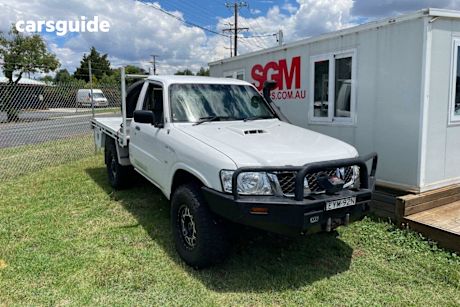 White 2011 Nissan Patrol OtherCar DX (4x4) MY11 UPGRADE