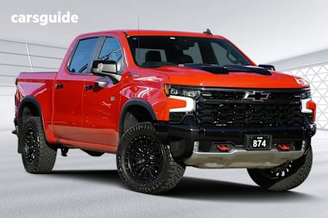 Red 2024 Chevrolet Silverado Crew Cab Pickup 1500 ZR2