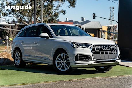 White 2022 Audi Q7 Wagon 45 TDI Quattro Mhev