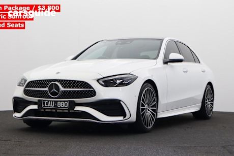 White 2022 Mercedes-Benz C300 Sedan Mhev