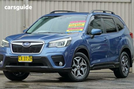 Blue 2020 Subaru Forester Wagon 2.5I-L (awd)