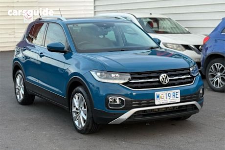 Blue 2020 Volkswagen T-Cross Wagon 85TSI Style