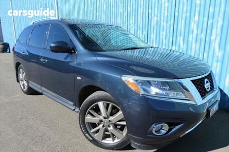Blue 2014 Nissan Pathfinder Wagon TI (4X4)