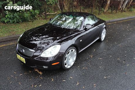 Burgundy 2001 Lexus SC430 Convertible