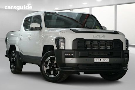 White 2025 Kia Tasman Double Cab Pick Up SX+ (4X4) (std) Body Fender