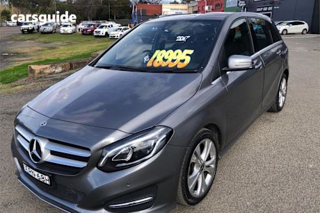Grey 2017 Mercedes-Benz B200 Hatchback